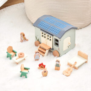 Drewniany Kamper Lawade – Zestaw Małego Podróżnika